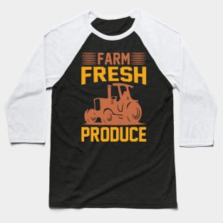 Farm Fresh Produce T Shirt For Women Men Baseball T-Shirt